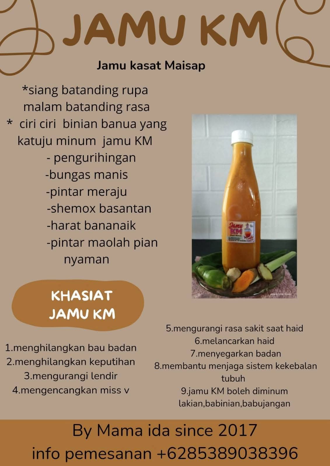 Jamu KM (Kasat Meisap)
