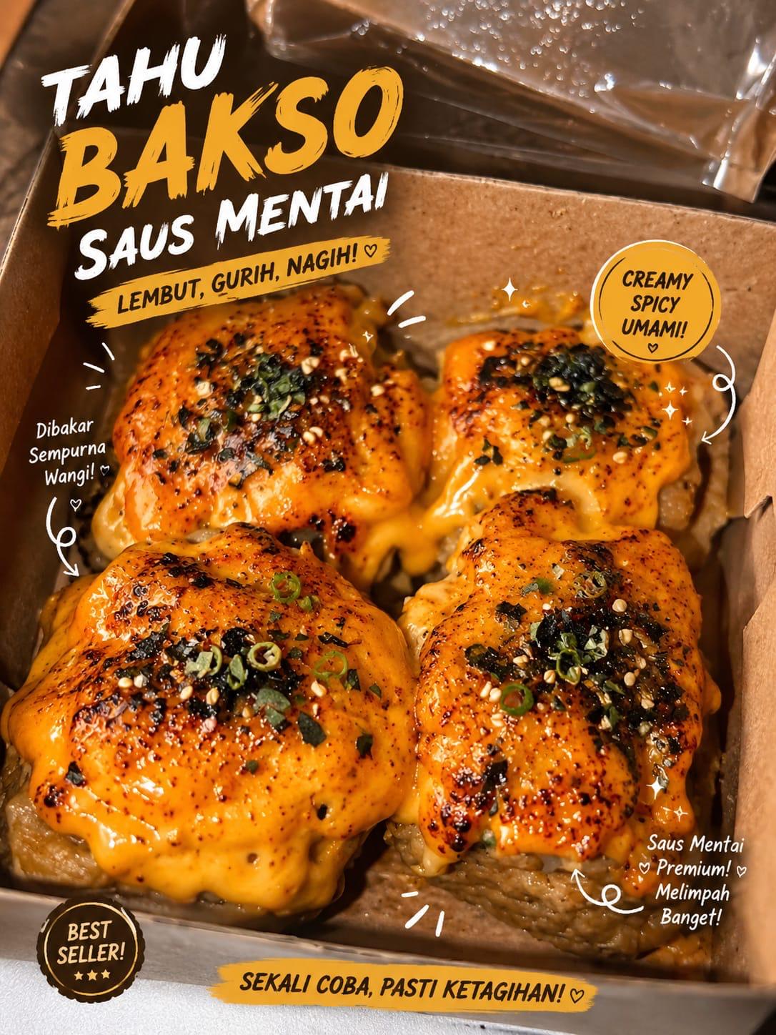 Tahu bakso saus mentai