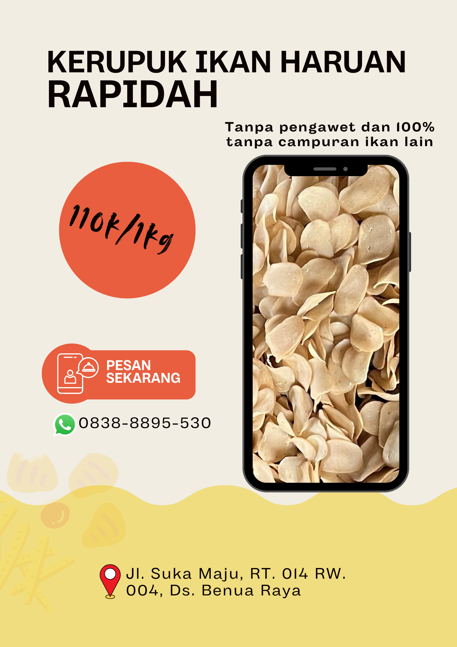 Kerupuk Ikan Haruan Rapidah